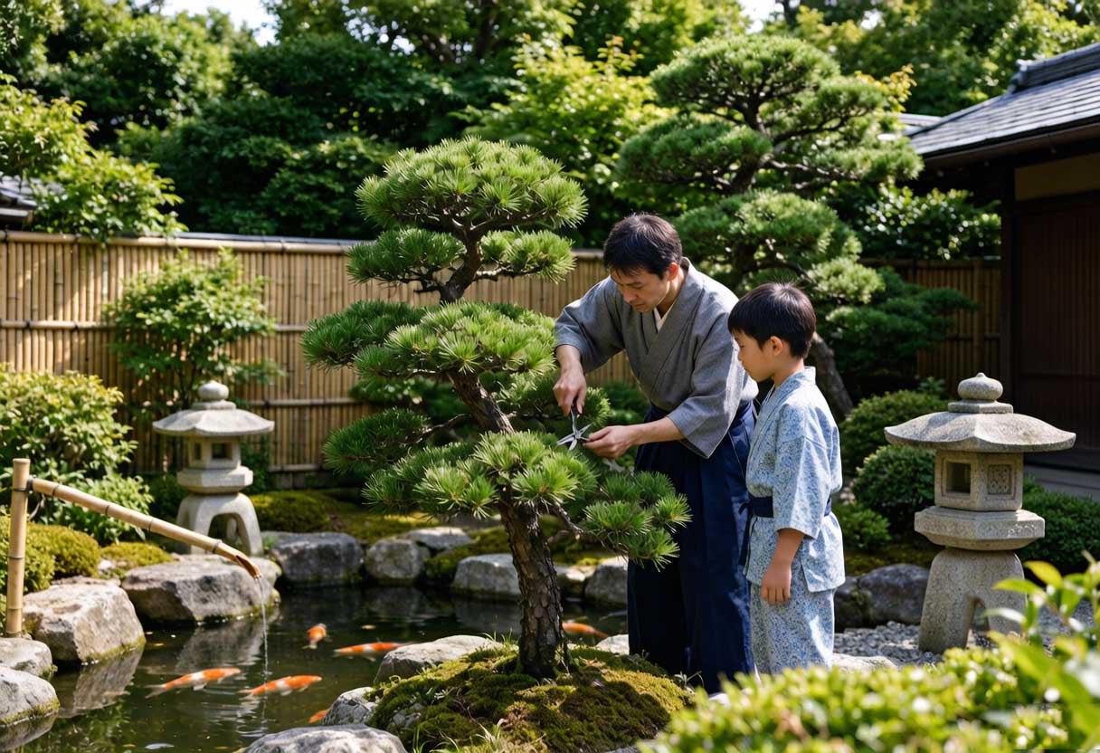 日本庭園造園研修