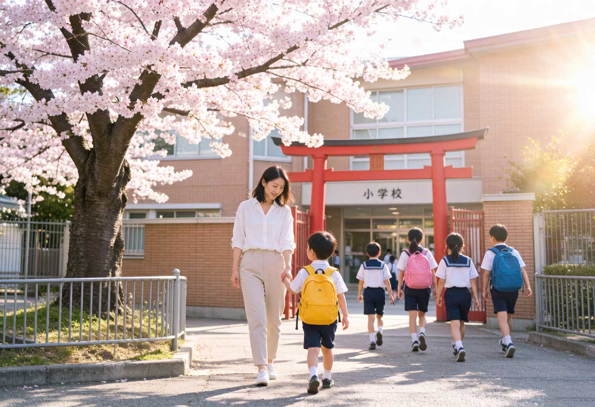 日本の学校入学